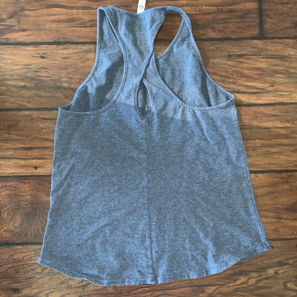 Grey large Under Armour Charged Cotton Tank Top